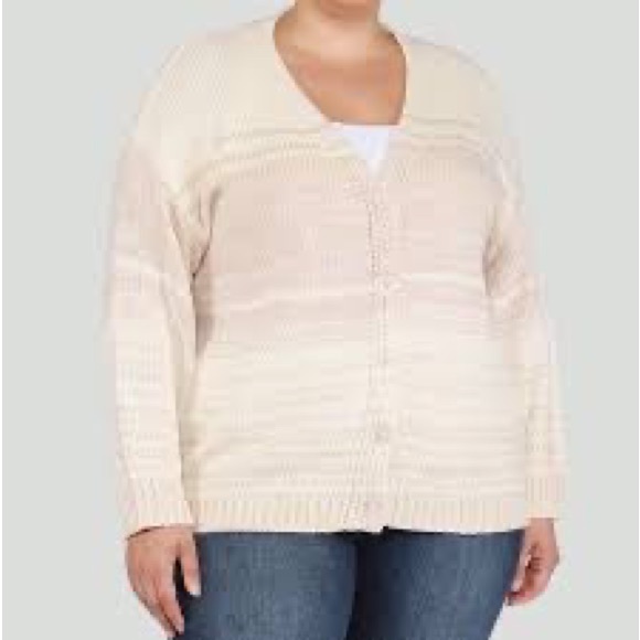 Dex Neutral Cardigan NWT Size 2X - Picture 1 of 6